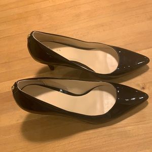 Cole Haan black parent heels, barely worn